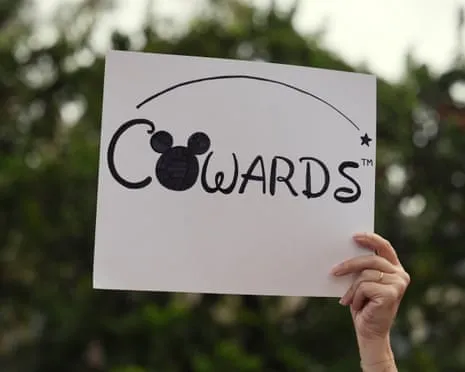Hundreds Protest In Front Of Disney HQ Concerning ‘Un-American’ Jimmy Kimmel Suspension
